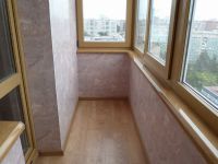 Možnosti pro dokončení balkonu s PVC panely 2
