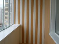 Možnosti pro dokončení balkonu s PVC panely 5