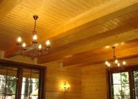 dokončanje stropa z leseno oblogo 3