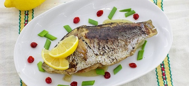 Řecké ryby v troubě