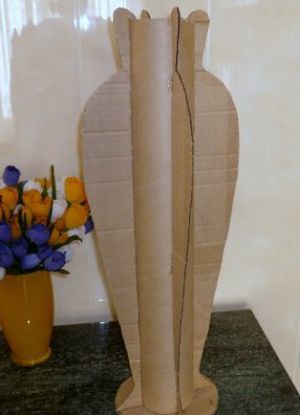 DIY do-it-yourself podlahové vázy 4