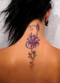 tatuaż kwiatowy 1
