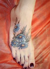 tatuaż kwiatowy 7