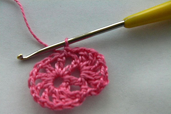 плетење цвећа квачкање за почетнике 4