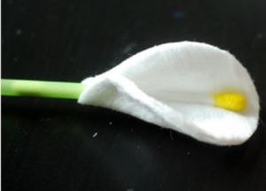 цветя от памучни подложки снимка 4