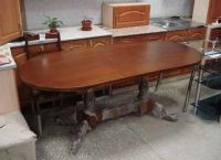 zložljiva ovalna jedilna miza iz masivnega lesa2