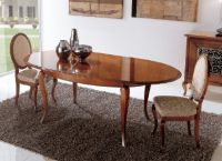 zložljiva ovalna jedilna miza iz masivnega lesa8
