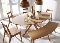 zložljiva ovalna jedilna miza iz masivnega lesa9