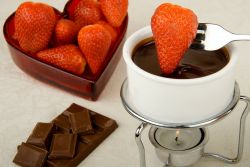 czekoladowy zestaw do fondue