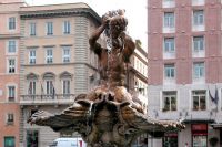 Tritonova fontána v Římě 3