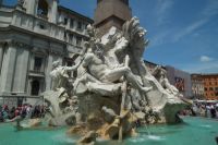fontare čtyři řeky v Římě 2
