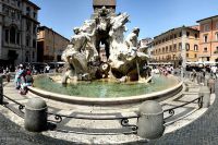 fontare čtyři řeky v Římě 3
