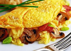 Francouzská omeleta s náplní