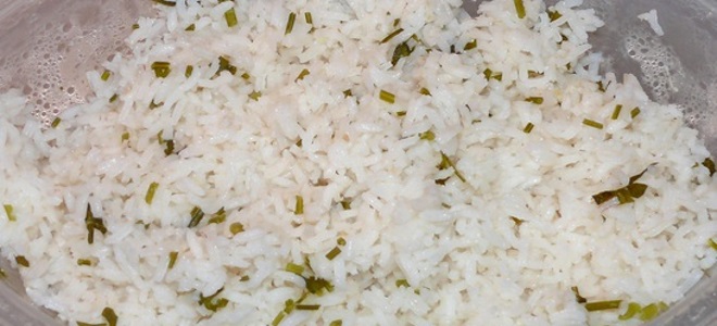 mrvica riže u dvostrukom kotlu