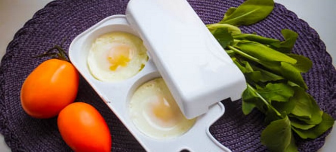 umešana jajca v mikrovalovni pečici