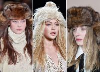 Kožené dámské klobouky zimní 2015 2016 3