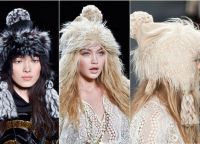 Kožešinové dámské klobouky zimní 2015 2016 12