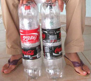 Pohištvo iz plastičnih steklenic z lastnimi rokami5