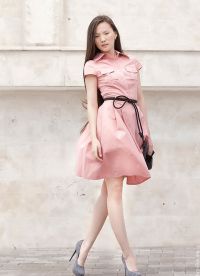 светло розова рокля 2