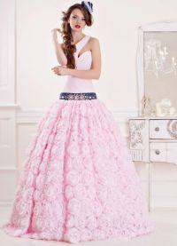 светло розова рокля 7