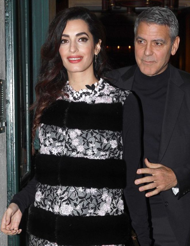 Супруги Клуни совершили поход в ресторан Lapérouse