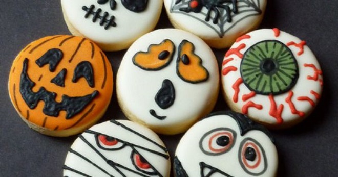 Perníkové cookies pro Halloween