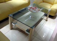 Холна маса със стъклен плот -1