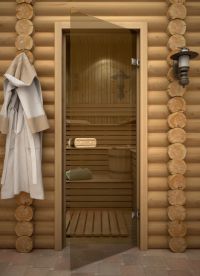 Skleněné dveře pro saunu a koupele1