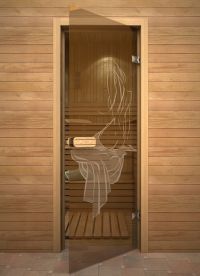 Skleněné dveře pro saunu a koupele2