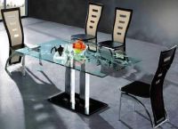 Стъклена кухненска маса 9