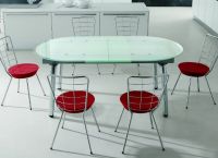 staklo ovalni kuhinjski stol3