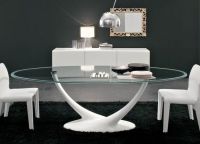 staklo ovalni kuhinjski stol8