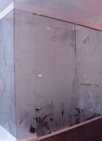 Staklena klizna vrata za kupaonicu3