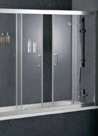 Стъклени плъзгащи завеси за банята7