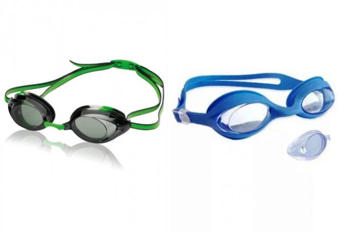 очки для плавания с диоптриями