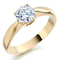 zlatni prsten s dijamantom 3
