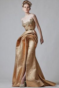 Zlata poročna obleka 4
