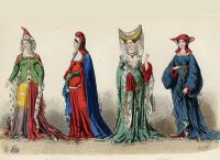 Gotický styl ve středověkém oblečení 1