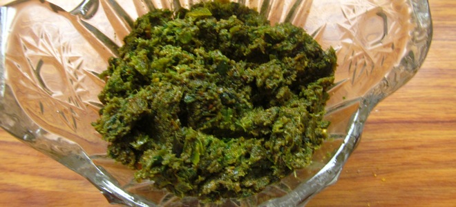 adjika zeleni abkazijski recept