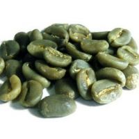 zelená kávová zrna