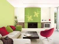 8. Дизайн на хола в зелено