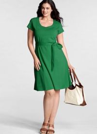zielona sukienka i akcesoria 2