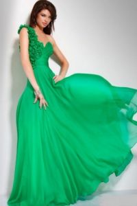 вечерни рокли зелени 7