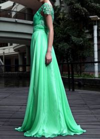 рокля на пода зелена 5