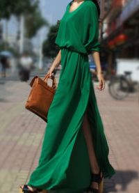 haljina do podnog zelenog 6