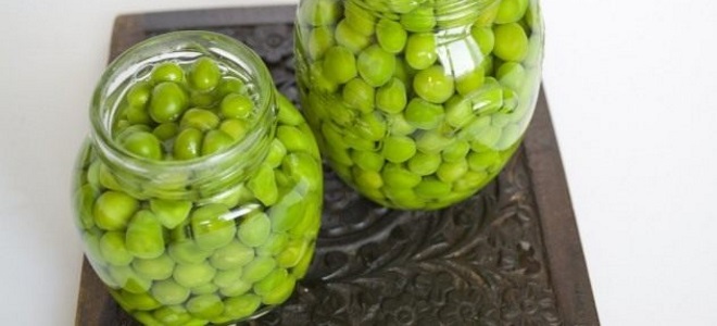 зелени грашак са лимунском киселином за зиму