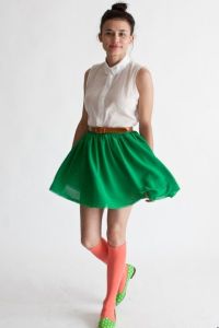 Zelená sukně 6