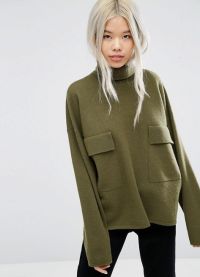 зелен пуловер 19