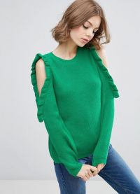 зелен пуловер 2