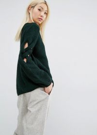 зелени џемпер 18